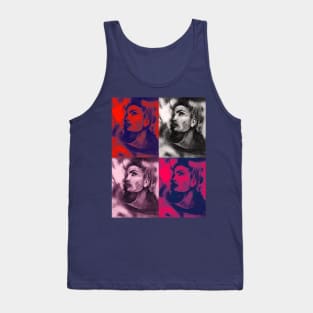 Abstract portrait slides Tank Top